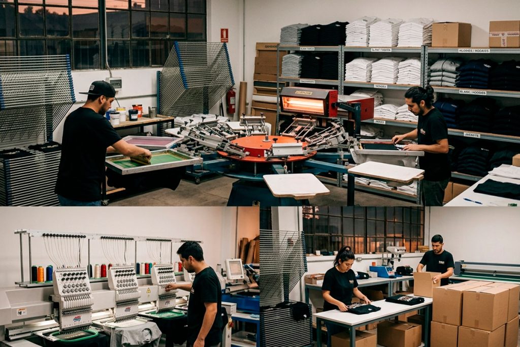 Capacidad de produccion para agencias de merchandising de gran escala