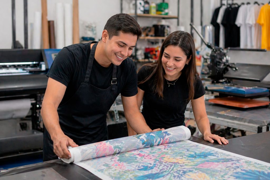 Film dtf impreso por metros para pymes